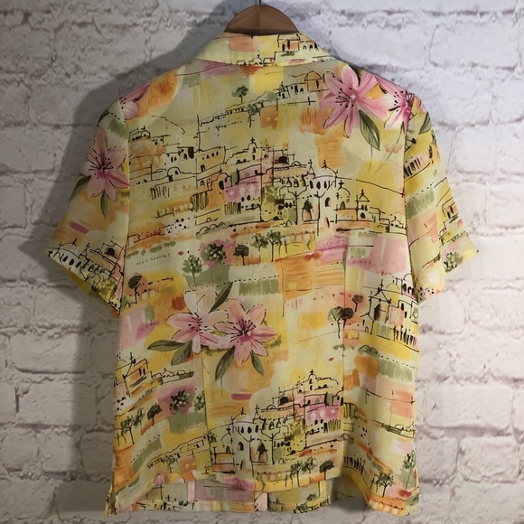 CLICK BEACH STYLE BUTTON UP BLOUSE - Picture 4 of 5